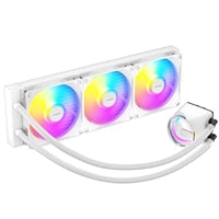 Antec Skeleton 360ARGB Liquid CPU Cooler, Universal Socket, White, 360mm Radiator, PWM up tp 2000 RPMCooling Fans, Addressable RGB LED Lighting