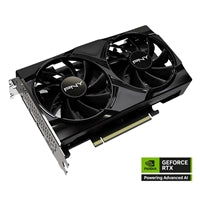 PNY NVIDIA GeForce RTX 5050 8GB GDDR6 Graphics Card, 2560 CUDA Cores, 2317 MHz Core Clock, Dual Fan, 3x DisplayPorts / 1x HDMI Port