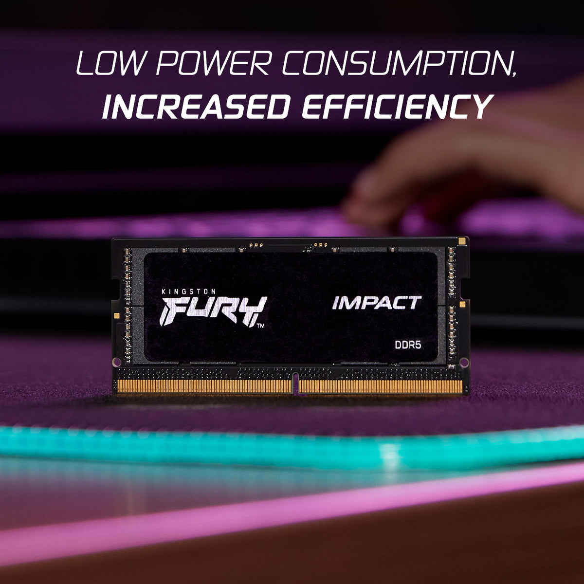 Kingston Technology FURY 8GB 4800MT/s DDR5 CL38 SODIMM Impact