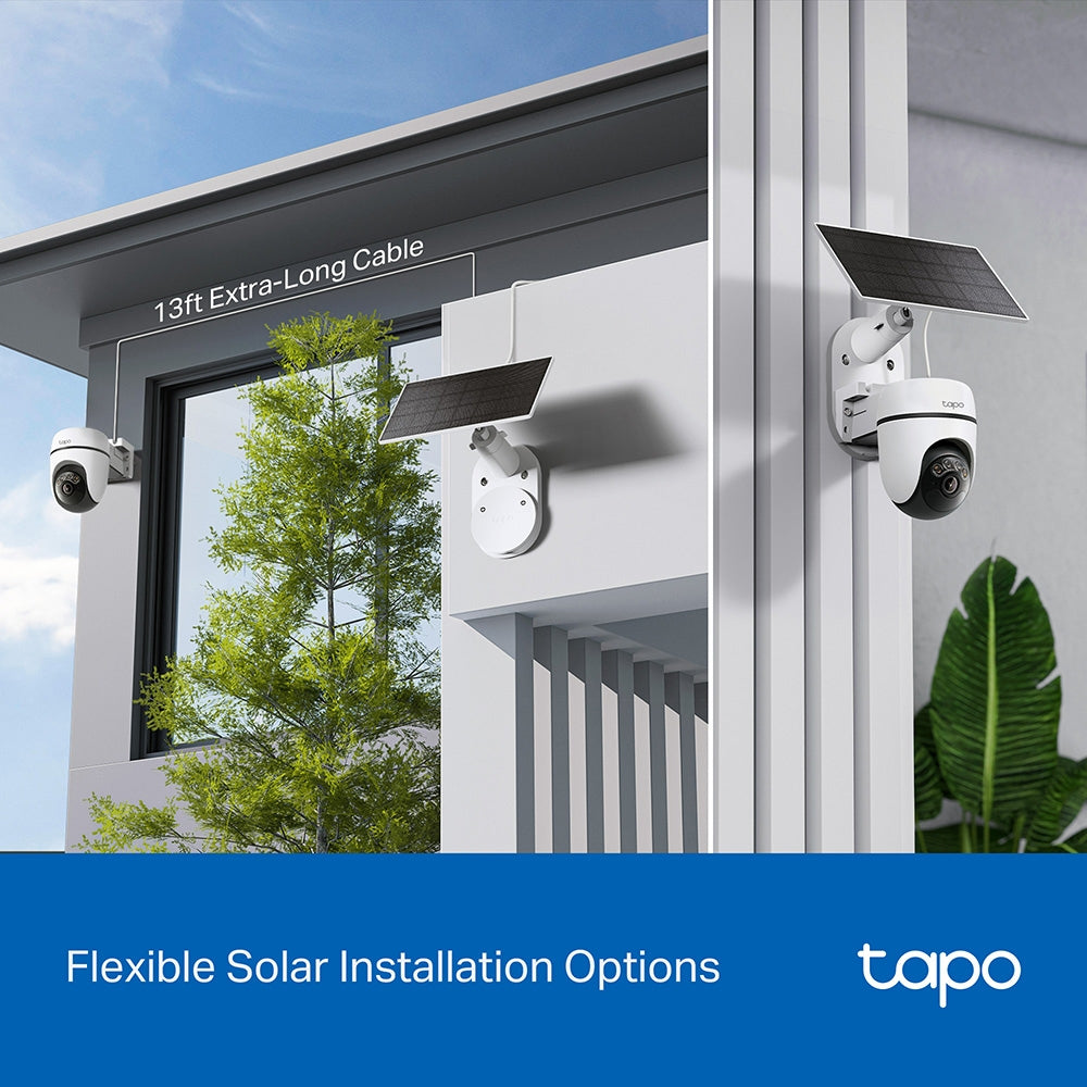TP-Link Tapo Solar-Powered Pan/Tilt Security Camera Kit