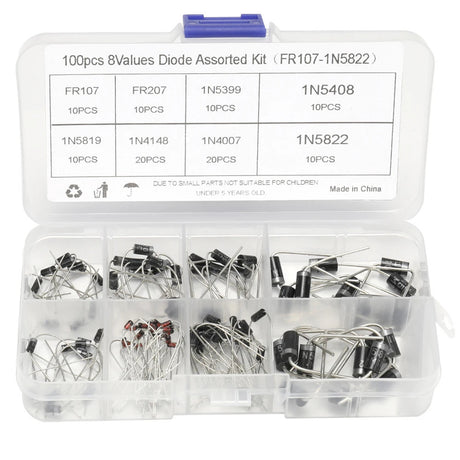 100pcs Diode Assortment