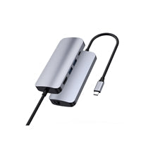 Prevo C501R 4-In-1 USB-C Networking Hub Docking Station with RJ-45 Gigabit Ethernet, 60W Passthrough, USB-A USB 3.0, 4K HDMI for PC, Laptop, Tablet - Windows & Mac iOS Compatible