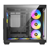 ANTEC Constellation C5 Black ARGB Case, 270' Full-view tempered glass, Dual Chamber, Support back-connect motherboards, 7 x ARGB PWM fans with built-in fan controller, ATX, Micro-ATX, ITX