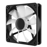 CIT Halo 120mm Infinity ARGB Black 4-Pin PWM High-Performance PC Cooling Fan with Addressable RGB Lighting and Superior Airflow