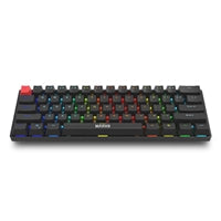 Marvo Scorpion KG933G Saber 61 Wired Mechanical RGB 60% UK Layout Gaming Keyboard (Black)