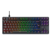 Tecware Phantom+ 80% TKL RGB Mechanical Gaming Keyboard with Wraith Red Switches Black