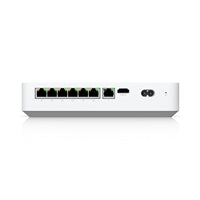 Ubiquiti UniFi Network Video Recorder Instant, Compact UniFi Protect NVR with 3.5" HDD support, featuring an integrated 6-port PoE switch, integrated HDMI View Port, and a capacity for (6) 4K cameras or (15) Full HD cameras