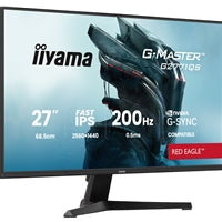 iiyama G-Master Red Eagle gaming monitor G2771QS-B1 27" Black, Ultra Slim Bezel, QHD Resolution, IPS, 200Hz, 0.5ms, Nvidia G-Sync, HDMI, Display Port, Black Tuner