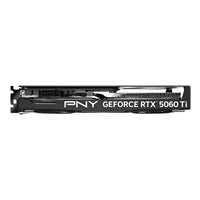 PNY NVIDIA GeForce RTX 5060 Ti DUAL OC 8GB GDDR7 Graphics Card, 4608 CUDA Cores, 2407MHz Core Clock, Dual Fan, 3 x DisplayPort / 1x HDMI Port
