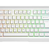 VIDA GAMER WHT 4IN1 USB KB MS HS KIT keyboard Mouse included Gaming QWERTY UK English White