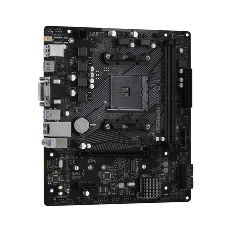 ASRock B550M-HDV AMD AM4 Socket Motherboard, Micro-ATX, 2x DDR4 Slots, 1x M.2 Socket, GbE LAN, 1x D-Sub / 1x DVI-D / 1x HDMI Port