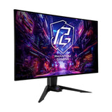 ASRock Phantom Gaming PGO32UFS 32 Inch 4K/ UHD (3840 x 2160) Flat WOLED Gaming Monitor, 240Hz 0.03ms (GTG) Response Time, 2 x HDMI 2.1; 1 x DisplayPort 1.4, 1 x Type-C (DP Alt Mode / PD 15W), Height, Swivel, Tilt Adjustment, Integrated Wi-Fi Antenna (Comp