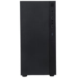 CIT Silent ES Black Mid-Tower Low Noise Computer Case with 2 x 120mm PWM Cooling Fans Included Sound Dampening Material