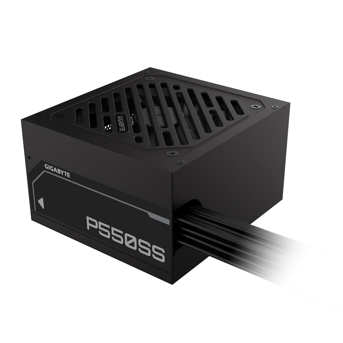 GIGABYTE GP-P550SS 550W 80 PLUS Silver Certified Power Supply - ATX 3.0 Standard, Quiet 120mm Fan, Flat Cable Design, BULK PACK
