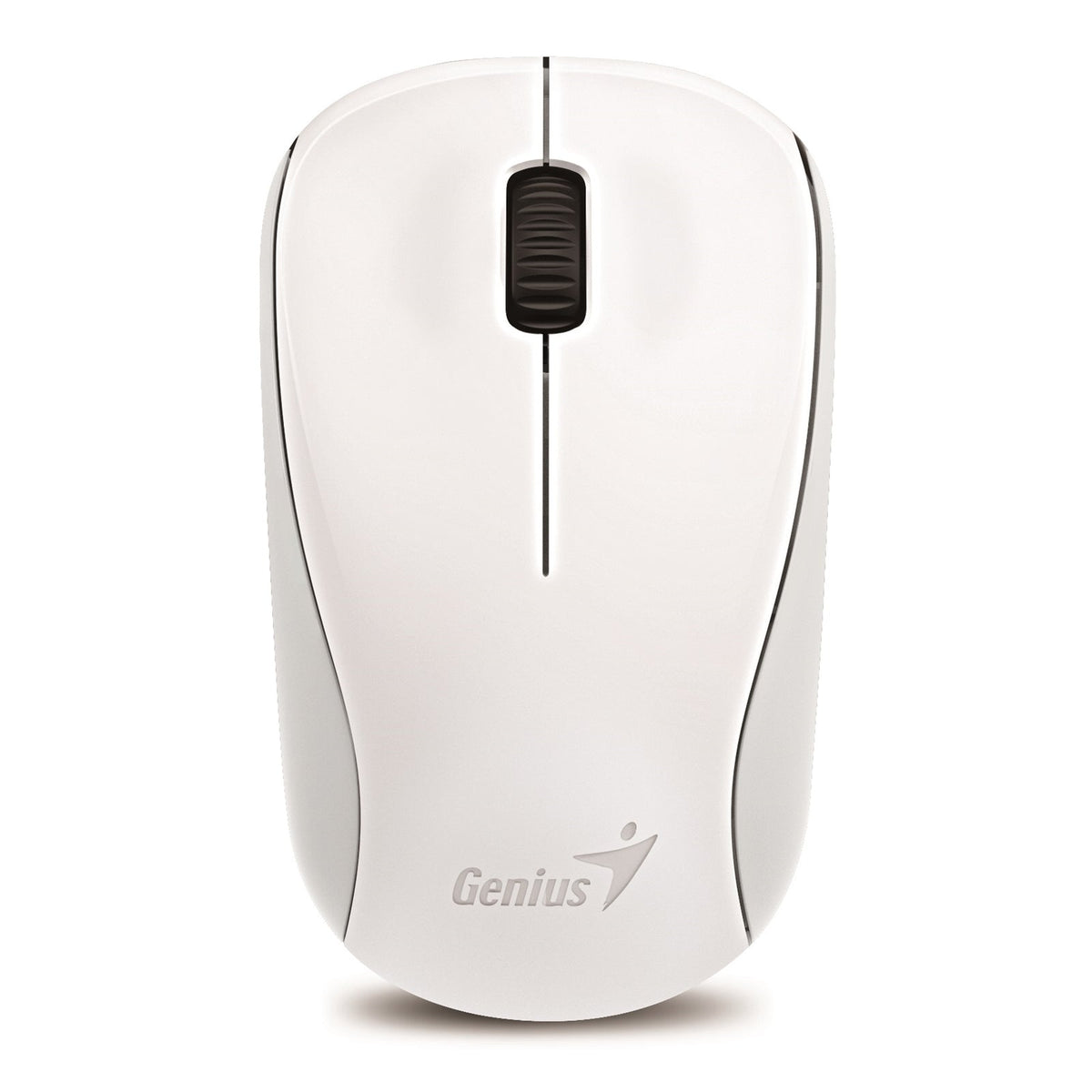 Genius NX-7000 Wireless Mouse, 2.4 GHz with USB Pico Receiver, Adjustable DPI levels up to 1200 DPI, 3 Button with Scroll Wheel, Ambidextrous Design, White
