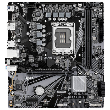 Gigabyte H610M D3W WIFI6 (Rev. 1.1) Intel 1700 Socket Motherboard, Micro-ATX, 2x DDR5 Slots, 1x M.2 Socket, GbE LAN, WiFi 6, 1x DisplayPort / 1x HDMI Port