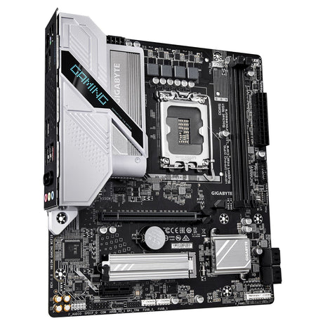 Gigabyte H810M GAMING WIFI6 Intel 1851 Socket Motherboard, Micro-ATX, 2x DDR5 Slots, 1x M.2 Socket, Fitted I/O Shield, 2.5GbE LAN, WiFi 6, 1x DisplayPort / 1x HDMI Port