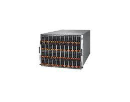 Supermicro 25G Enclosure with four 2200W Titanium (96% efficiency) power supplies + 4 cooling fans