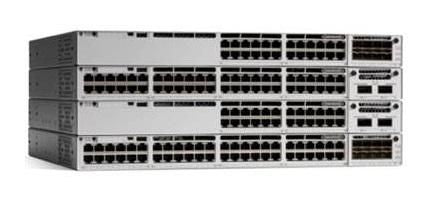 Cisco Catalyst 9300 48-port 1G copper with fixed 4x10G SFP+ uplinks, full PoE+ w/ Meraki