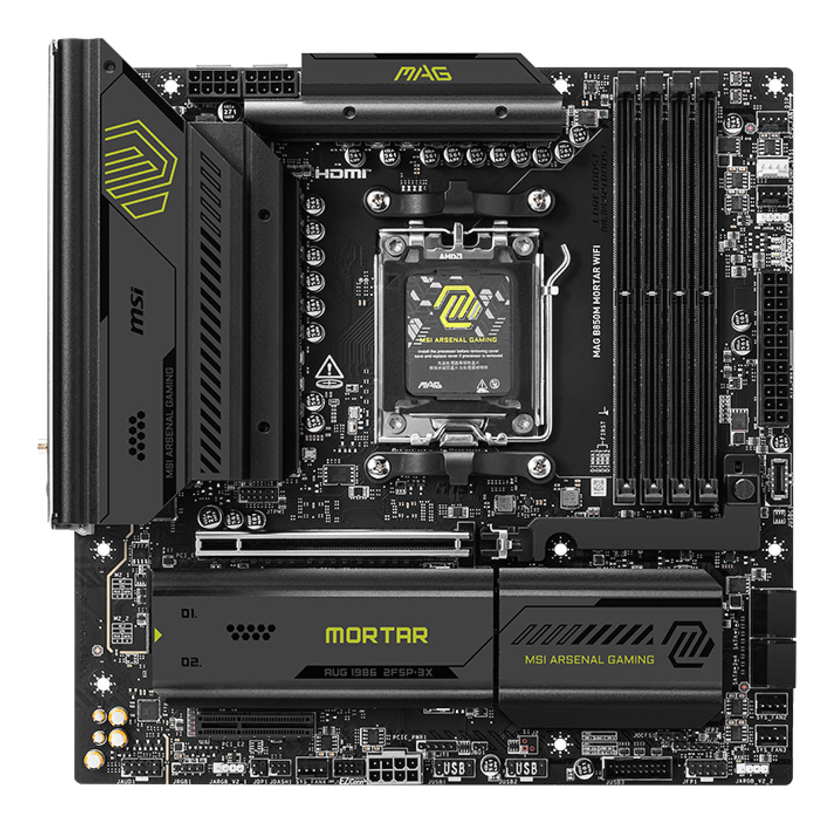 MSI MAG B850M MORTAR WIFI motherboard AMD B850 Socket AM5 micro ATX