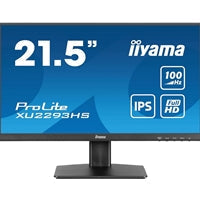 iiyama PROLITE XU2293HS-B6 22 inch IPS Monitor, Full HD, 1ms, HDMI, DisplayPort, Freesync, 100Hz, Speakers, Black, Internal PSU, VESA